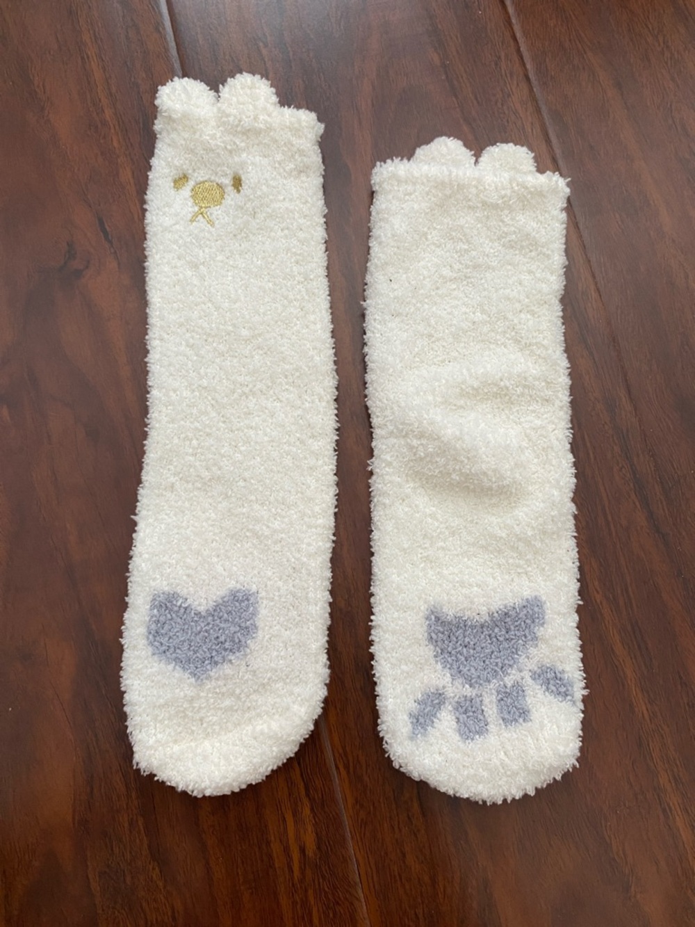 New Cozy Fuzzy Bear Socks